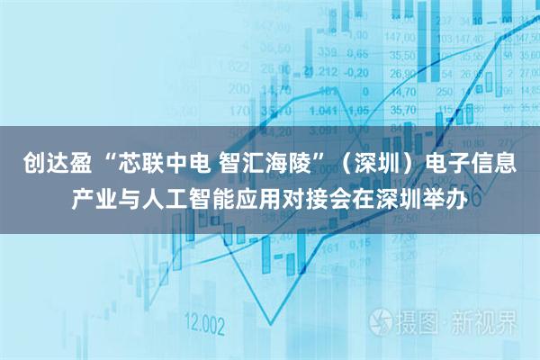 创达盈 “芯联中电 智汇海陵”（深圳）电子信息产业与人工智能应用对接会在深圳举办