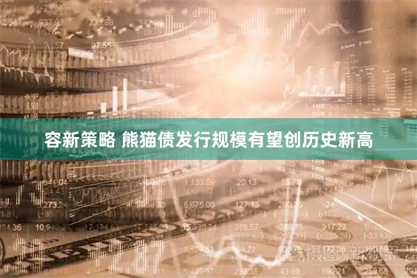 容新策略 熊猫债发行规模有望创历史新高